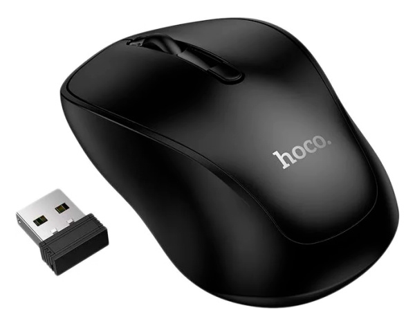 Мышь беспроводная HOCO GM41, 2,4G + Bluetooth, 1600dpi, черный