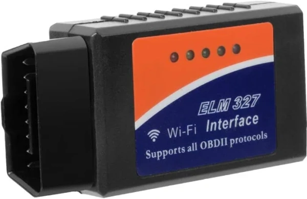 Автосканер ELM327 OBD2 v1.5 – адаптер OBDII VER1.5 Wi-Fi, черный