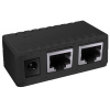 PoE-адаптер (PoE-инжектор) 1 Гбит/с, 12–52В, для камер, точек доступа, IP-телефонии, сетевого оборудования, черный