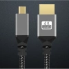 Кабель MicroHDMI - HDMI 4K, папа-папа, 1,5 метра, черный