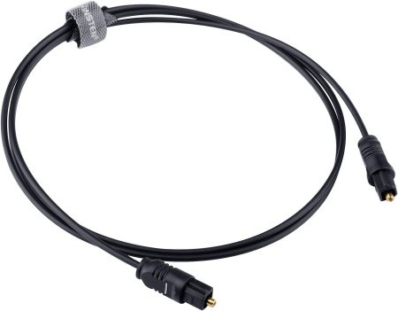 Кабель оптический (Toslink/SPDIF), 1 метр, черный