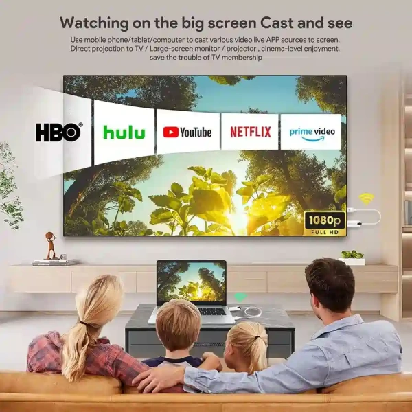 Удлинитель сигнала HDMI по Wi-Fi до 30 метров, активный, FullHD 1080p, комплект, белый