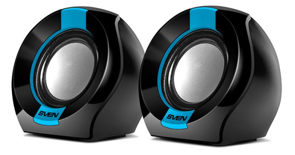Колонки - акустическая система 2.0 SVEN 150, 5Вт, чёрный Колонки - акустическая система 2.0 SVEN 150, 5Вт, чёрный