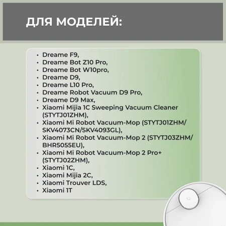 Набор аксессуаров Mini 1 для робота-пылесоса Xiaomi Mijia 2C (XMSTJQR2C)