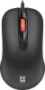 Мышь проводная оптическая Defender Omega MB-522, 500-1600dpi, черный