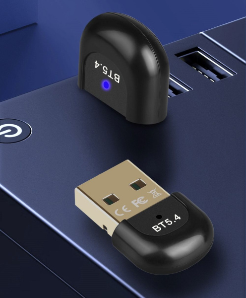 Адаптер USB2.0 - Bluetooth v5.4, ver.01 Адаптер USB2.0 - Bluetooth v5.4, ver.01