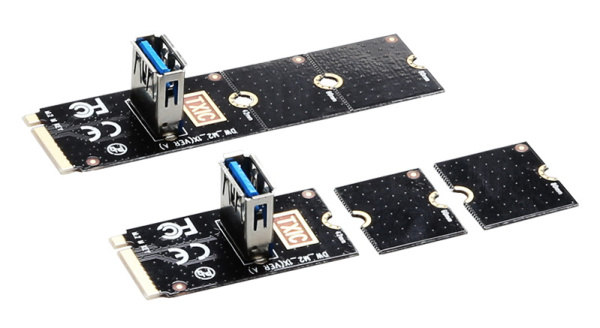 Адаптер - переходник M.2 - USB3.0, черный Адаптер - переходник M.2 - USB3.0, черный