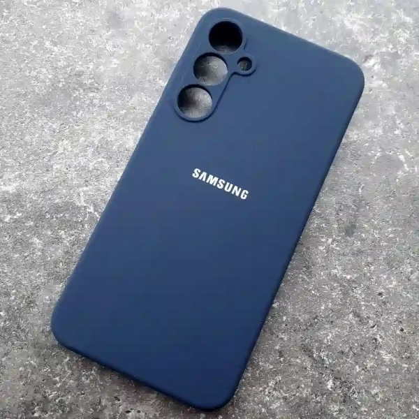 Чехол - бампер для SAMSUNG A55, Bingo Silicone Case, темно-синий