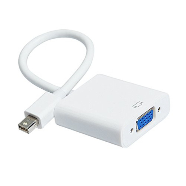 Адаптер - переходник Mini DisplayPort - VGA, белый Адаптер - переходник Mini DisplayPort - VGA, белый