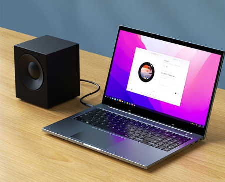 Кабель jack 3.5mm (AUX) - 2х jack 6.35mm моно PRO для микшера, 1,5 метра, черный