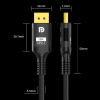 Кабель DisplayPort - DisplayPort v2.1 16K30Hz / 8K60Hz / 4K240Hz, 80Gps, 12 бит, папа-папа, 5 метров, черный