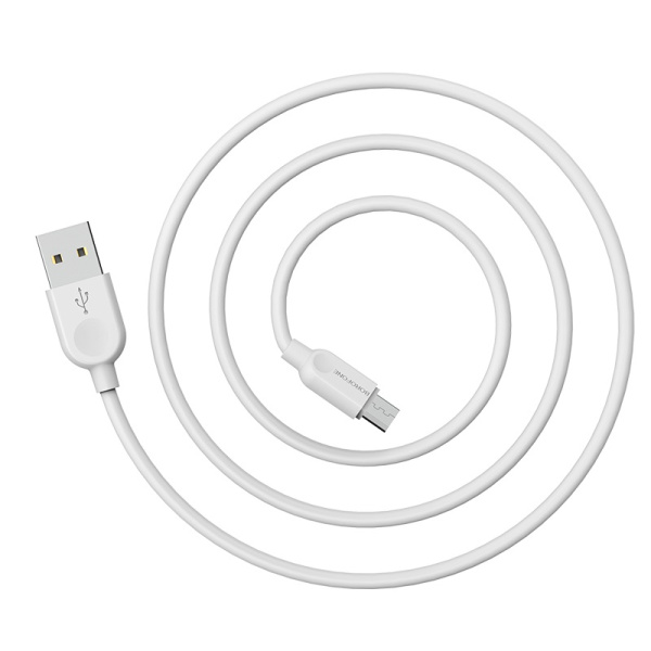 Зарядный USB дата кабель BOROFONE BX14 MicroUSB, 2.4A, 3м, белый Зарядный USB дата кабель BOROFONE BX14 MicroUSB, 2.4A, 3м, белый