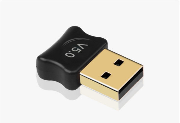 Адаптер USB2.0 - Bluetooth v5.0, черный Адаптер USB2.0 - Bluetooth v5.0, черный