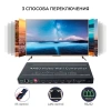 Контроллер видеостены HDMI /DisplayPort  4K@60Hz UltraHD 3x3 до 9 экранов 5 входов, RS232, RJ45, AUX, пульт ДУ