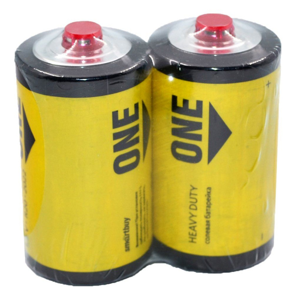 Батарейка - элемент питания SMARTBUY ONE R20 - 2025 (бочка)