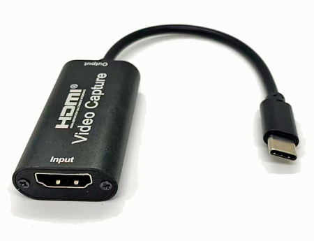 Карта видеозахвата USB3.1 Type-C - HDMI, ver.01a, черный