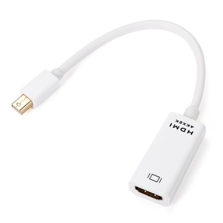 Адаптер - переходник Mini DisplayPort - HDMI 4K, белый
