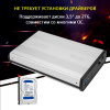 Внешний корпус - бокс SATA - USB3.0 для жесткого диска SSD/HDD 3.5”, алюминий, серебро