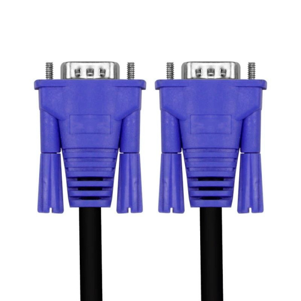 Кабель VGA - VGA 3+6, папа-папа, 10 метров, черный Кабель VGA - VGA 3+6, папа-папа, 10 метров, черный