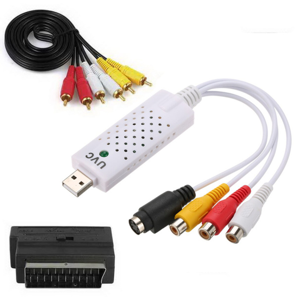 Карта видеозахвата USB2.0 UVC PLUS (Scart) Карта видеозахвата USB2.0 UVC PLUS (Scart)