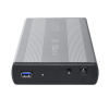 Внешний корпус - бокс SATA - USB3.0 для жесткого диска SSD/HDD 3.5”, алюминий, серебро