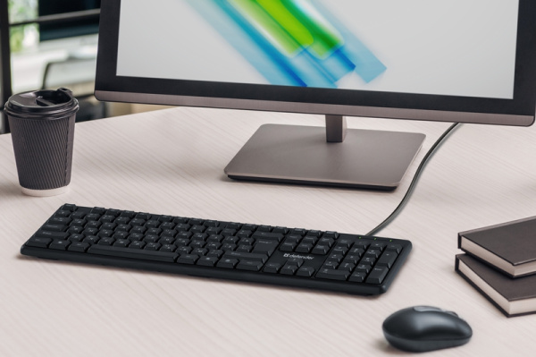 Клавиатура Defender Element HB-520, черный Клавиатура Defender Element HB-520, черный