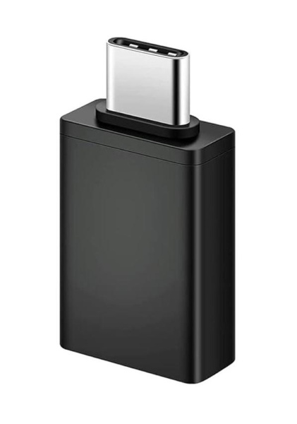 Адаптер - переходник OTG USB3.1 Type-C - USB3.0, черный Адаптер - переходник OTG USB3.1 Type-C - USB3.0, черный