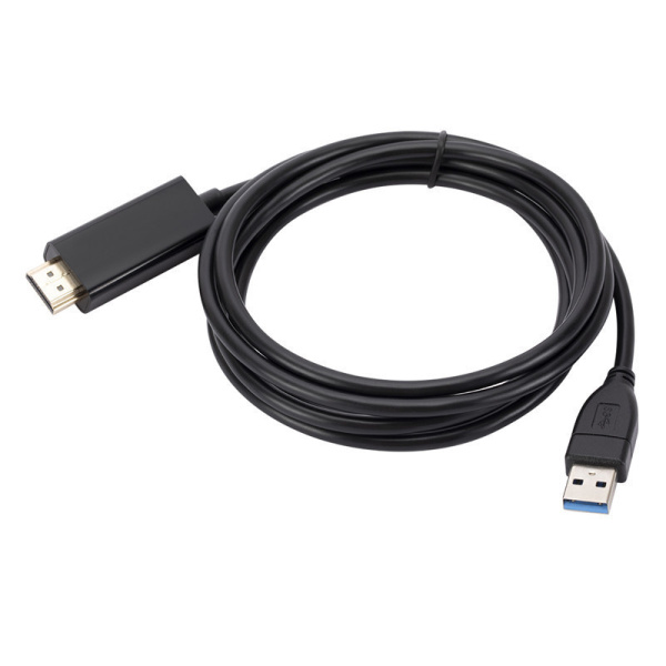 Кабель - переходник USB3.0 - HDMI, черный
