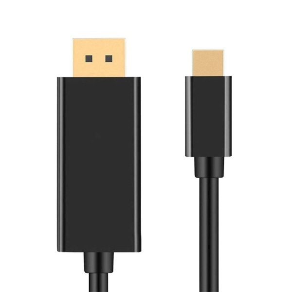 Кабель USB3.1 Type-C - DisplayPort, UltraHD 4K60Hz, 1,8 метра, черный Кабель USB3.1 Type-C - DisplayPort, UltraHD 4K60Hz, 1,8 метра, черный
