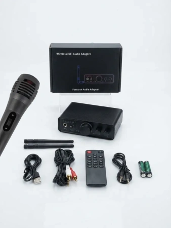 Караоке-система Аудио адаптер Hi-Fi M18, микрофон проводной YS-102 с кабелем XLR - jack 6,35 мм