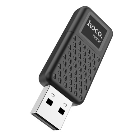 Флешка 32Gb HOCO UD6, USB 2.0 HIGH-SPEED, черный