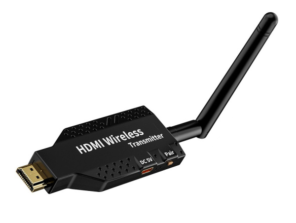 Передатчик удлинителя сигнала HDMI по Wi-Fi до 50 метров, активный, FullHD 1080p, черный Передатчик удлинителя сигнала HDMI по Wi-Fi до 50 метров, активный, FullHD 1080p, черный