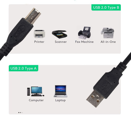 Кабель USB2.0 - USB-B, папа-папа, с усилителем, 15 метров, черный