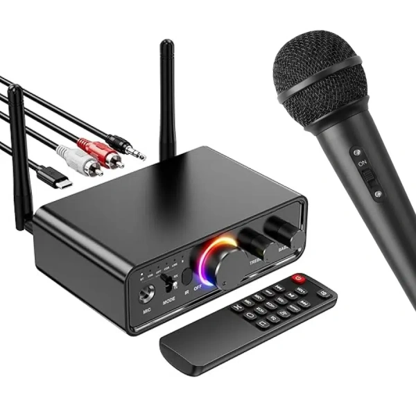 Караоке-система Аудио адаптер Hi-Fi M18, микрофон проводной YS-02 с кабелем XLR - jack 6,35 мм