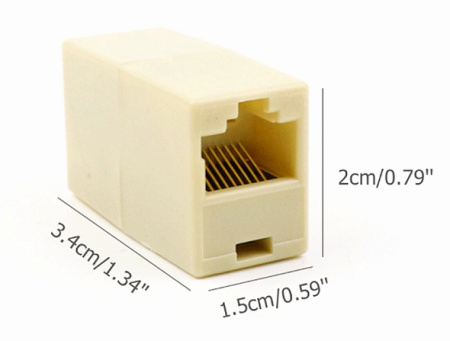 Адаптер - соединитель витой пары RJ45 (LAN)