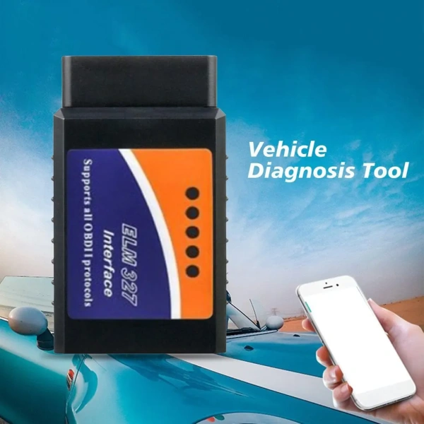 Автосканер ELM327 OBD2 v1.5 - aдаптер OBDII ver1.5, Bluetooth v5.1, с индикацией работы, черный Автосканер ELM327 OBD2 v1.5 - aдаптер OBDII ver1.5, Bluetooth v5.1, с индикацией работы, черный