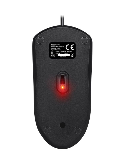 Комплект клавиатура и мышь Defender Line C-511 45511, черный Комплект клавиатура и мышь Defender Line C-511 45511, черный