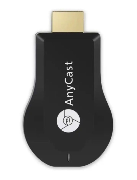 Адаптер - донгл - HDMI WiFi-приемник Anycast M100 4K для подключения смартфона к телевизору, двухдиапазонный - 2.4/5GHz, черный Адаптер - донгл - HDMI WiFi-приемник Anycast M100 4K для подключения смартфона к телевизору, двухдиапазонный - 2.4/5GHz, черный