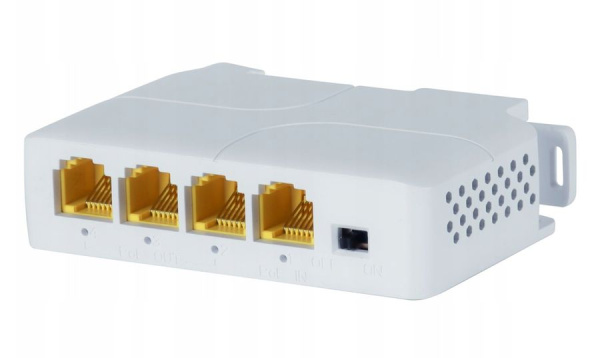 Разветвитель RJ45 (повторитель, удлинитель, ретранслятор, расширитель) POE портов 1х3 до 1000 Мбит/с, для IP-портов POE-коммутатора, IP-камеры Разветвитель RJ45 (повторитель, удлинитель, ретранслятор, расширитель) POE портов 1х3 до 1000 Мбит/с, для IP-портов POE-коммутатора, IP-камеры
