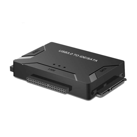 Адаптер - переходник - кабель USB3.0 - IDE/SATA для жесткого диска SSD/HDD 2.5″/3.5″, ver.02, черный