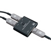 Переключатель-разветвитель (свитч-сплиттер) DisplayPort v1.4 – 2×1 Bi-Direction 16K 60Гц / 8K 120Гц / 4K 240Гц, черный