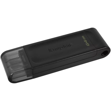 Флешка 64GB Kingston DataTraveler 70, USB3.1 Type-C, черный