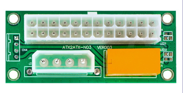 Синхронизатор двух блоков питания, электронный, релейный, с подложкой Синхронизатор двух блоков питания, электронный, релейный, с подложкой