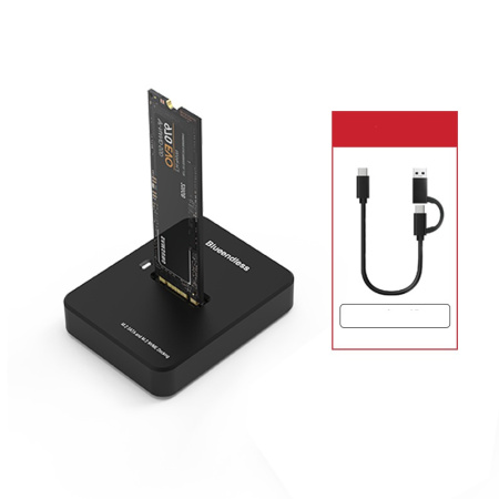 Док-станция для M.2 SSD – NVMe / SATA (NGFF), USB3.0 / USB3.1 Type-C, 10 Гбит/с, до 2 ТБ