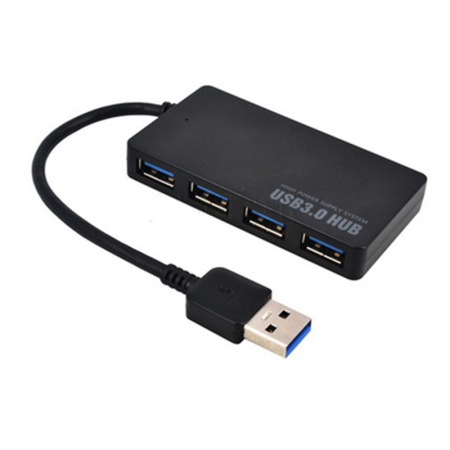 Хаб - концентратор USB3.0 - 4х USB3.0, черный