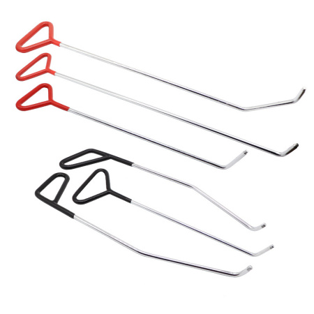 Профессиональный набор крючков и сменных головок для беспокрасочного удаления и вытягивания вмятин на кузове автомобиля