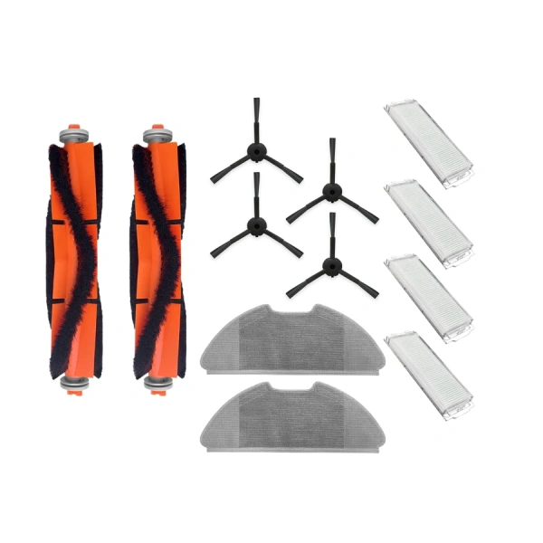 Набор аксессуаров Maxi для робота-пылесоса Xiaomi Mi Robot Vacuum-Mop 2 Pro (MJST1SHW), черные боковые щетки