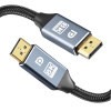 Кабель DisplayPort v1.4 (DP1.4) - 8K 60Гц / 4K 144Гц / 2K 165Гц, поддержка HDR, 32.4 Гбит/с, 1 метр, в оплетке, черный