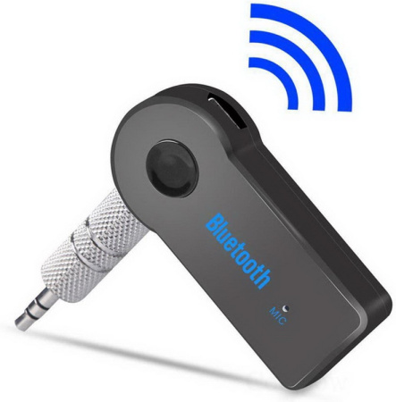 Аудио приемник с микрофоном для дома или автомобиля Bluetooth v3.0 Handsfree, черный