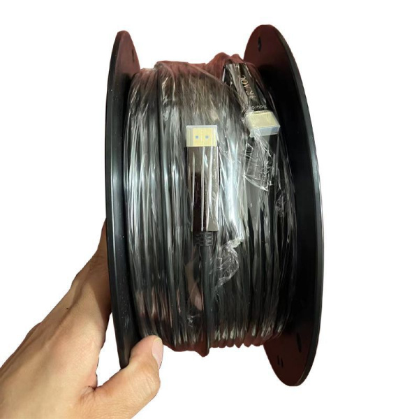 Кабель HDMI v2.0 Optical UltraHD 4K 60Гц, поддержка HDR, ARC, 18 Гбит/с, 200 метров, черный Кабель HDMI v2.0 Optical UltraHD 4K 60Гц, поддержка HDR, ARC, 18 Гбит/с, 200 метров, черный
